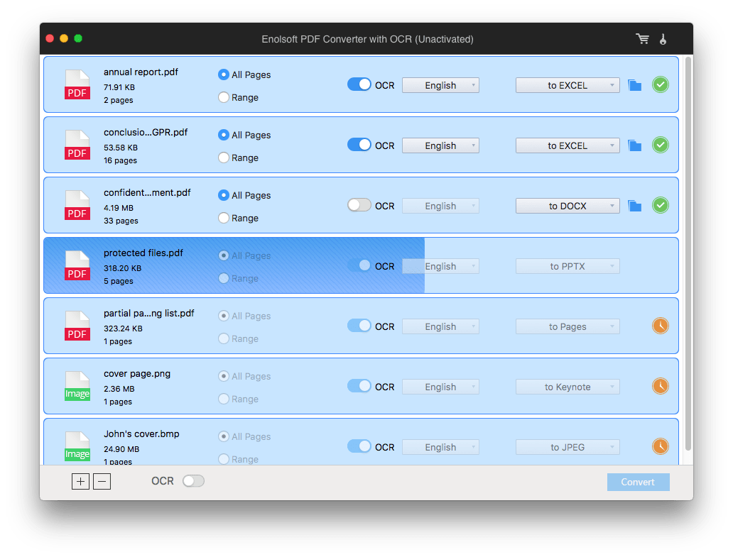 scanned pdf to excel on mac