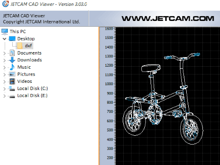 CAD DXF viewer JETCAM CAD Viewer