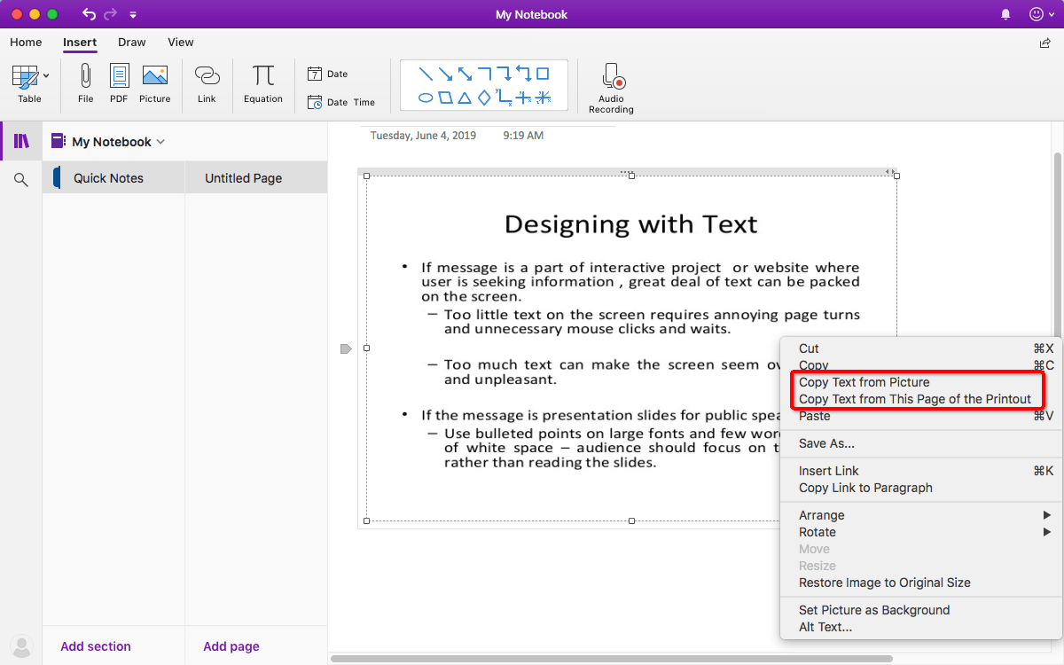 onenote ocr image 01