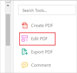 Edit PDF