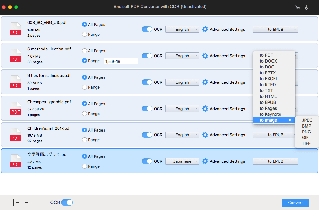 pdf to epub converter 2.2.5