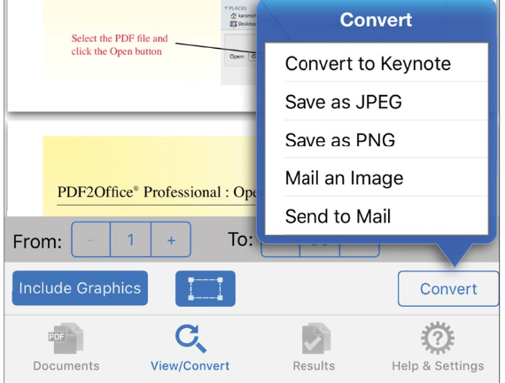 convert PDF to Keynote on iPad or iPhone