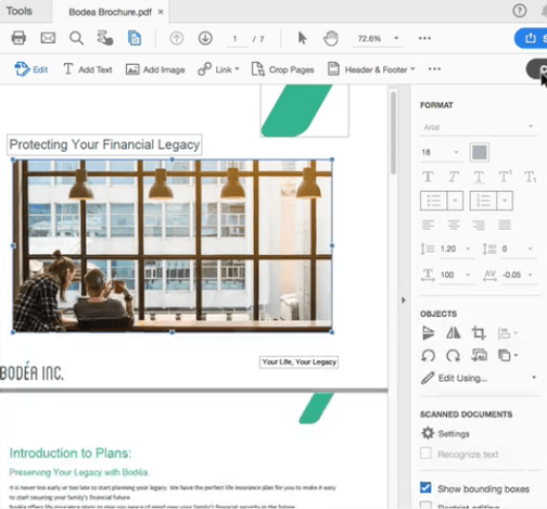 make pdf editable in adobe