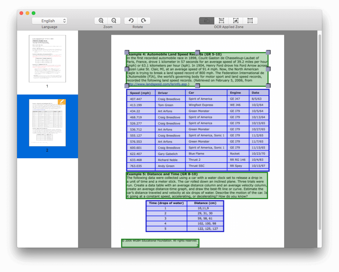 customize OCR recognition before you OCR PNG to Excel