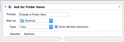 allow multiple selection
