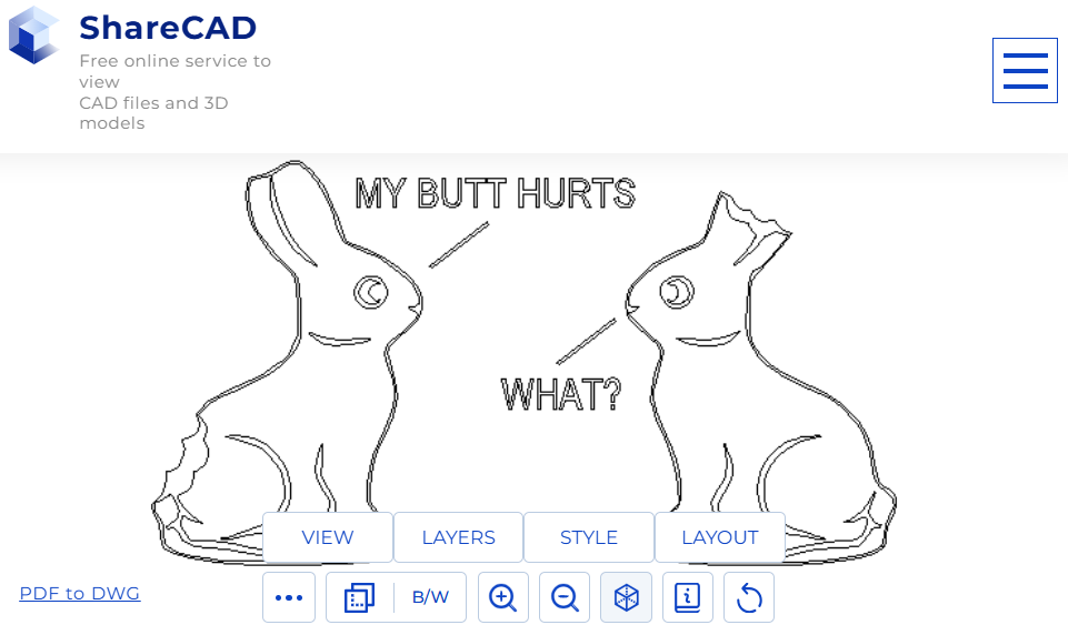 Online Free DXF viewer ShareCAD.org