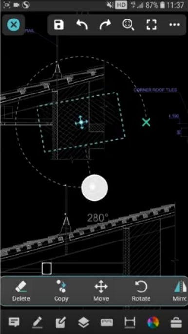 DWG FastView on mobile