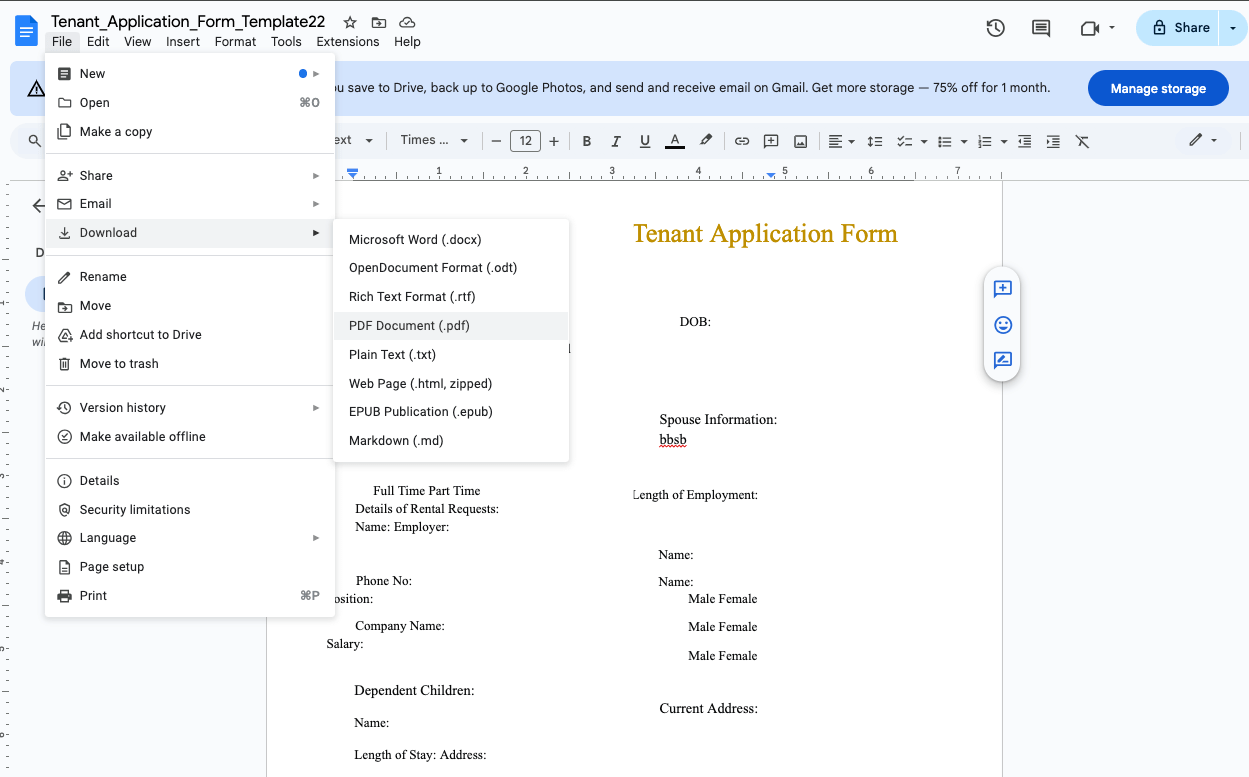 change form font size online 04