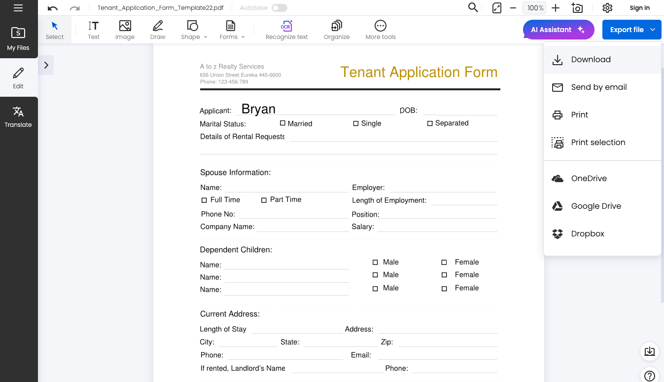 change form font size online08