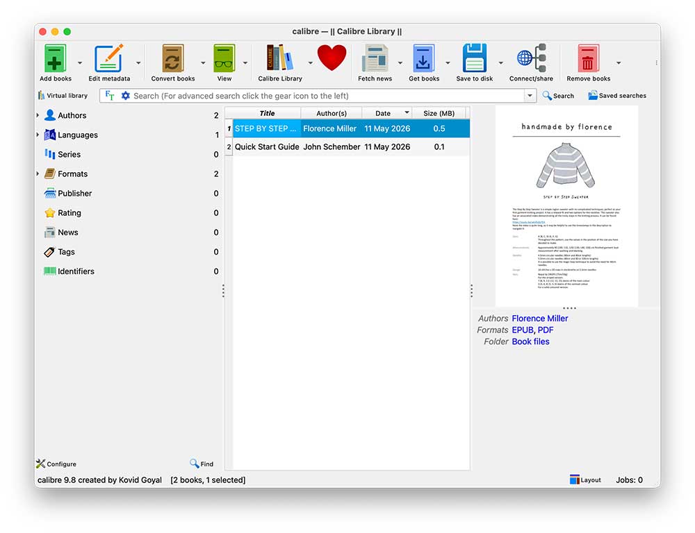 use Calibre to convert PDF to EPUB