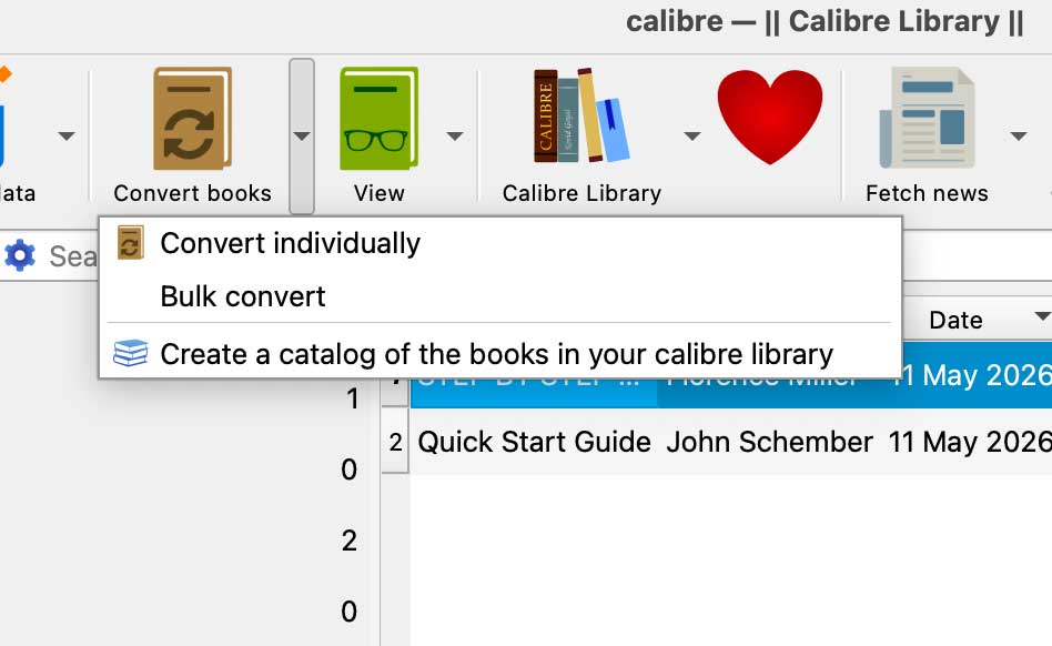 PDF to ePub batch converter