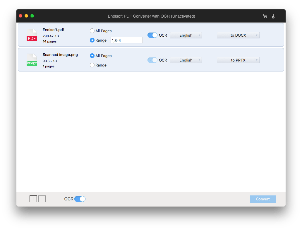 do ocr with enolsoft