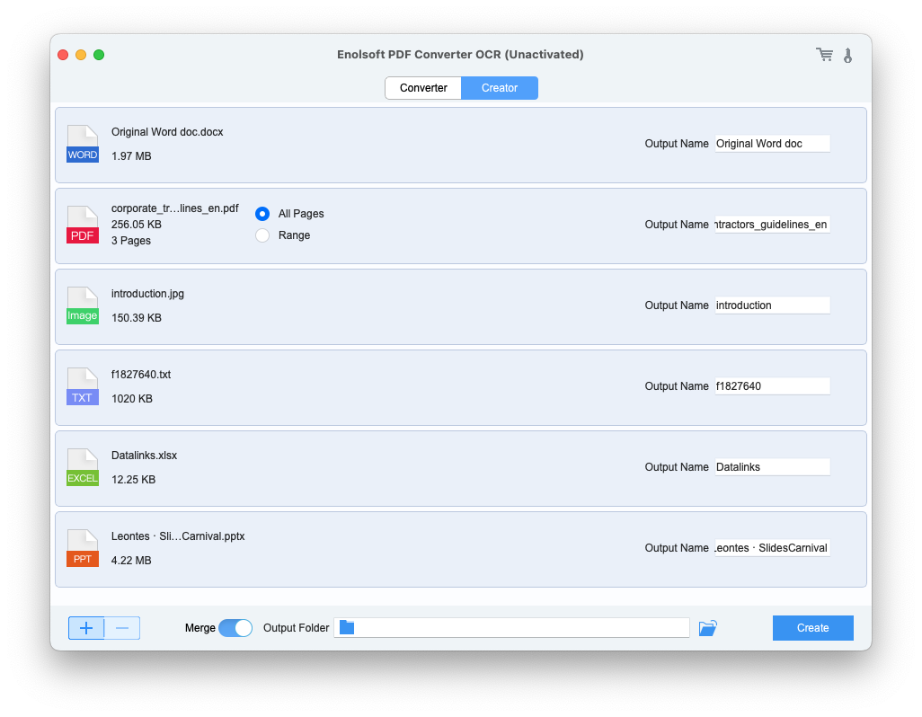 customize the settings